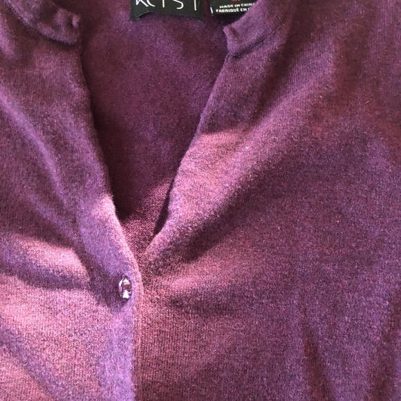 Deep Purple Cardigan - Picture 2 of 4